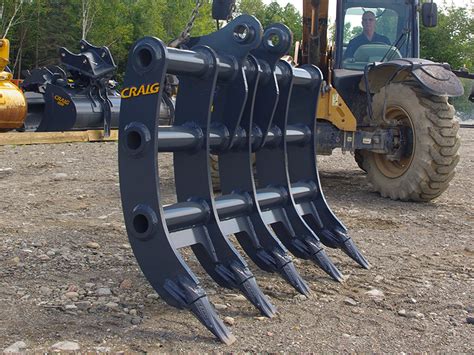 used brush rake for excavator